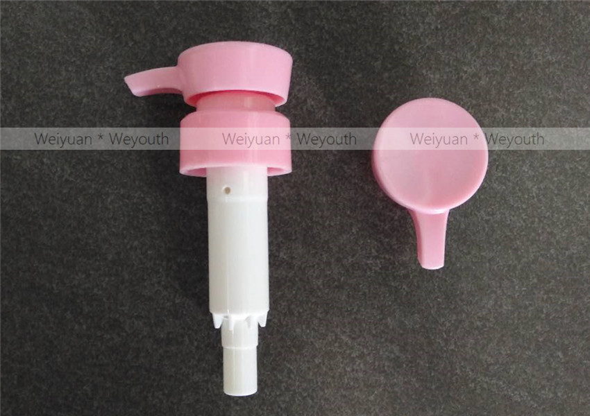 petal liquid pumps and 33/410 size lotion dispensers with no metal design