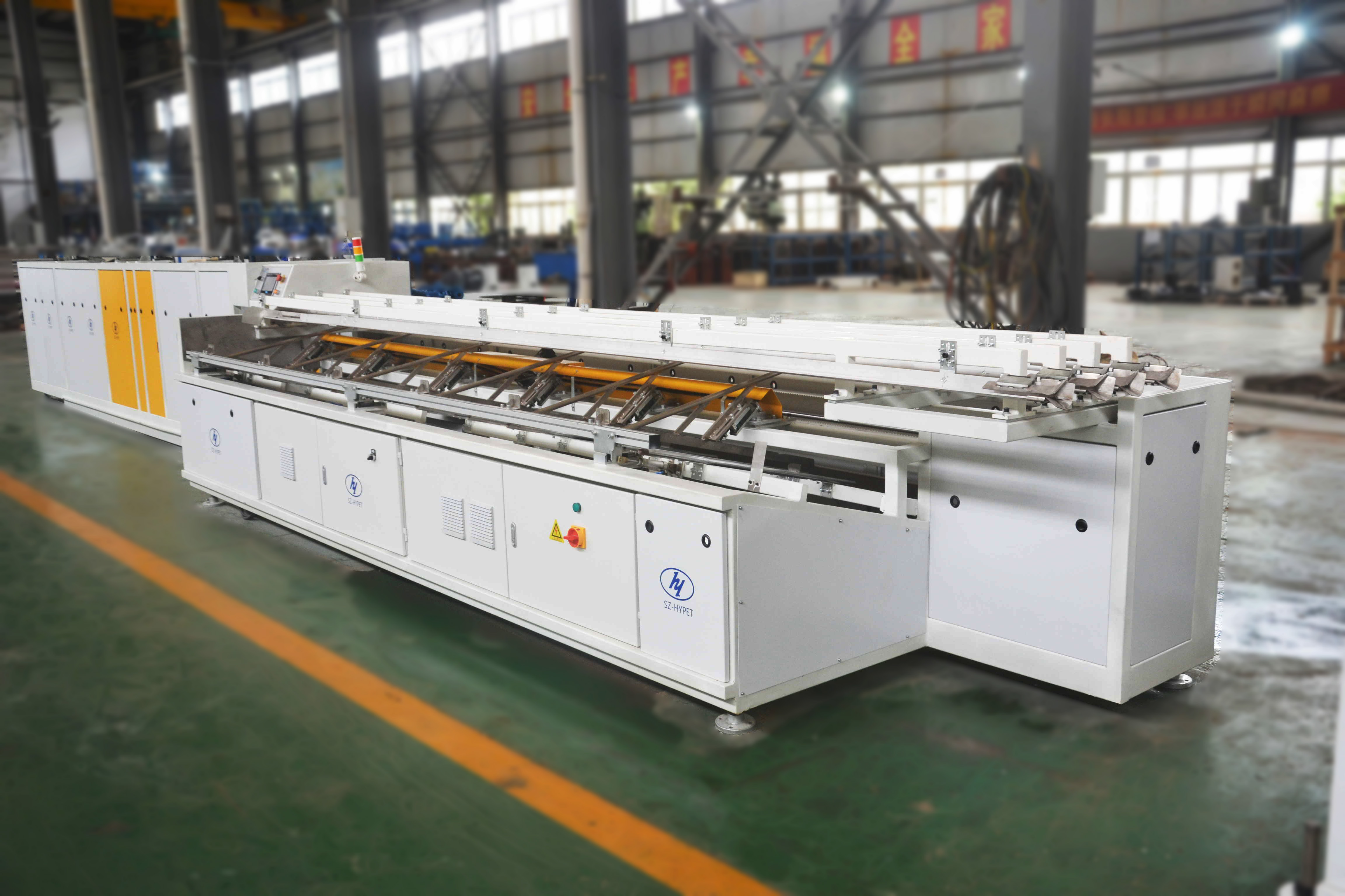 16-32mm Four Strands PVC Conduit Pipe Production Line With 10 Cavities Belling Machine And Automatic Packaging Machine