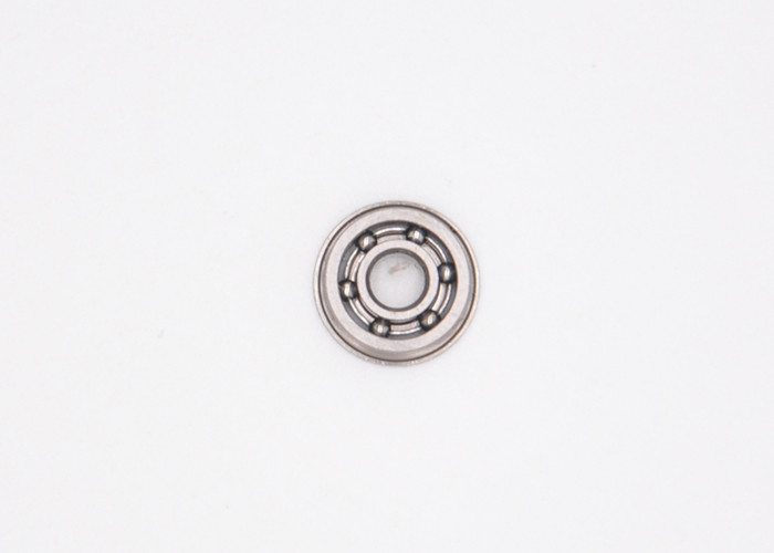 ABEC-1 F604ZZ Open ZZ Flanged Ball Bearing Radial Load Direction ISO9001