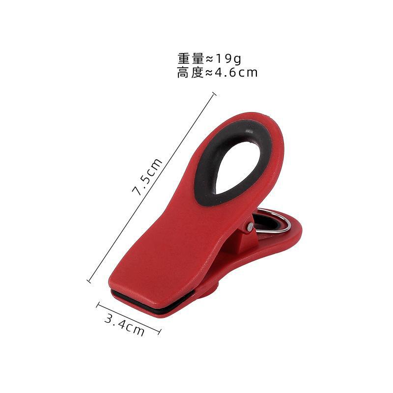Stocked Plastic Magnetic Bag Clips for Sealing Snack Coffee Food Bags Customised