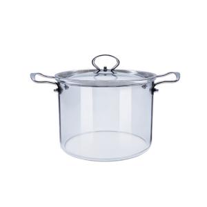China 2.3L 3.5L Transparent Borosilicate Glass Soup Pot wholesale