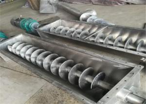 China Sand Dust Auger Feeder 108mm Shaftless Screw Conveyor wholesale