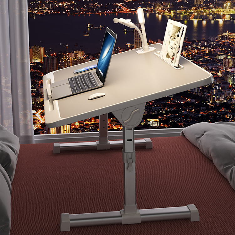 Eco-Friendly Partical Board Material White Height-Adjustable Computer Desk for Home Office