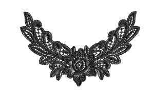 China High quality embroidery trimming embroidery lace collar trim wholesale