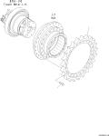 11Y-27-40400 11Y-27-40101 For Komatsu Bulldozer D37EX-23 D39EX-23 Travel