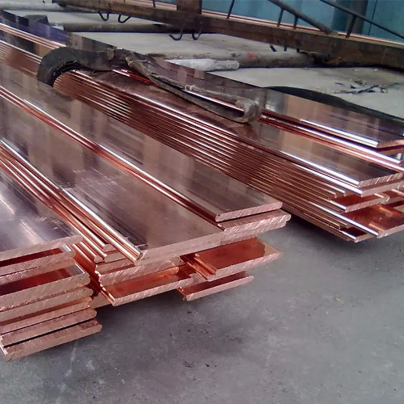 ASTM DIN Copper Row Decoiling Cutting Copper Flat Stock