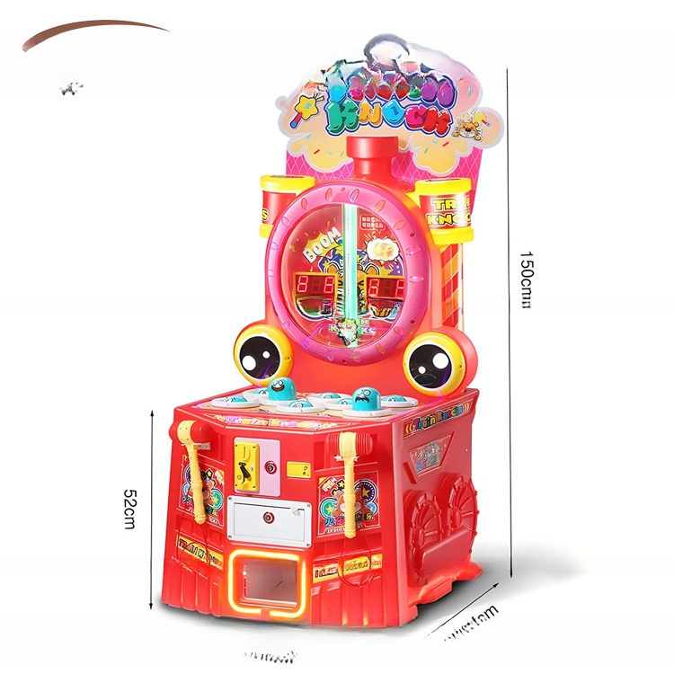 Multiple Lottery Game Machine Hammer Arcade Game Machine 400W