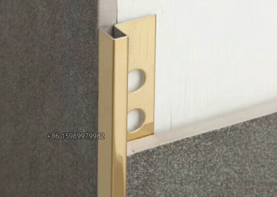stainless steel square edge tile trim