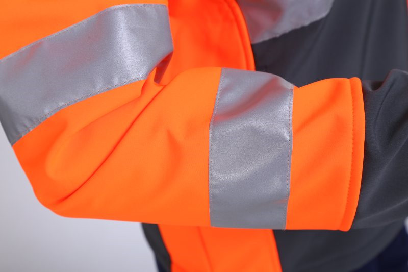100%Polyester HIVIS Work Clothes 290gsm Hi Vis Trench Coat