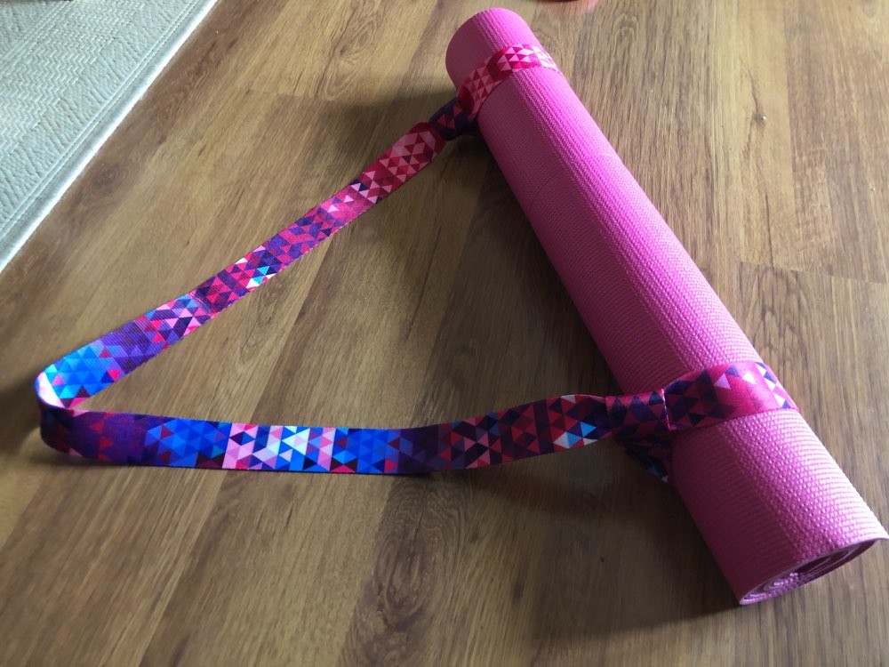 Stretch Fitness Yoga Mat Sling , Adjustable Elastic Yoga Strap Belt Exercise
