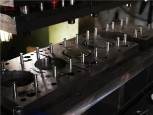 China Long Progressive Die Stamping For Aluminium Drawing LED Light Holder Parts wholesale