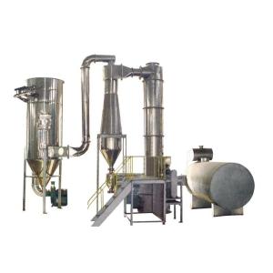 China 25-60kg/H Stainless Steel Rotary Flash Dryer Screw Feeding Industrial Drying Machine wholesale