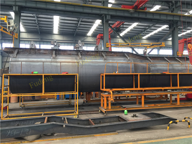 30000 to 60000 Liter Fuel Transport Trucks , Petrol Gasoline Edible Oil Tank Semi Trailer