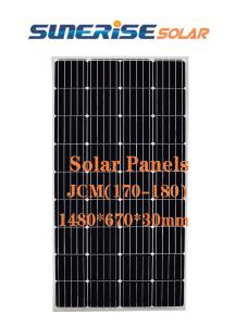 China 170W 180W 92% 5400pa Monocrystalline Solar Module wholesale