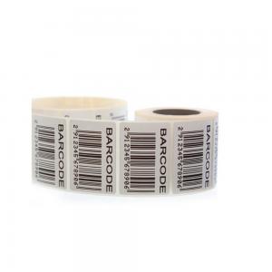 China Hot Stamping Silk Screen Custom Barcode Labels In Roll Or In Sheet on sale