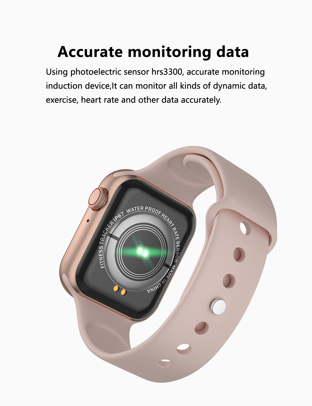 2021 Original IWO YY21 Smart Watch Call 44mm Fitness Tracker Heart Rate Monitor Blood Pressure SmartWatch IOS Android P
