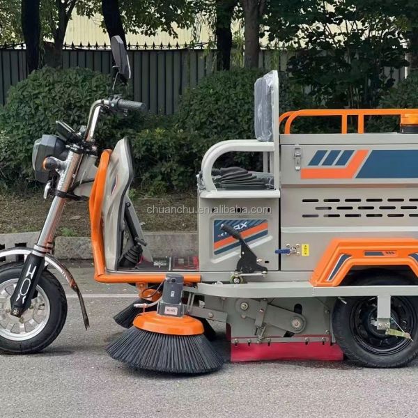 Pure Electric Street Sweeper Truck Commercial Industrial Floor Cleaning Scrubbing Machine