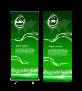 China Aluminum Roll Up Banner Display Stand 80*180cm X - Stand Outdoor Application wholesale