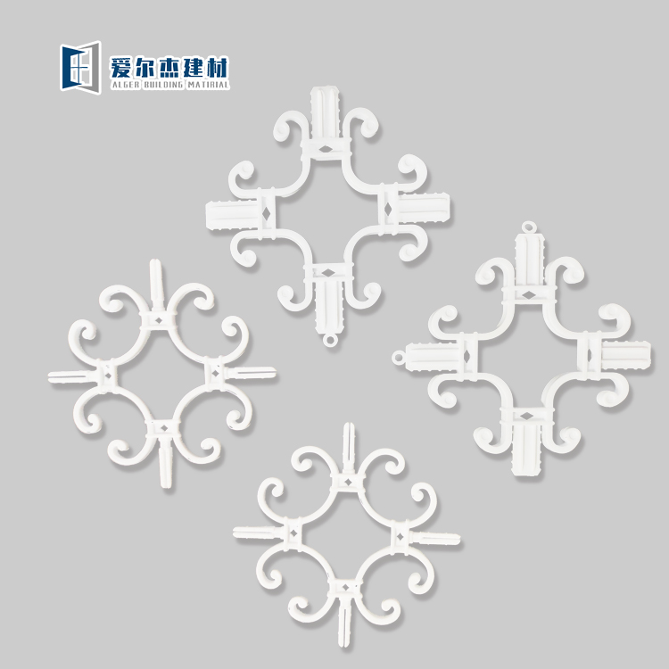 China glass fittings UV proof Plastic Golden Flower for georgian bar
