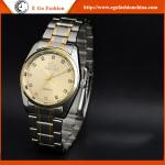 004A Gold Plate Watch Unisex Waztch Fashion Jewelry Wholesale Stainless Steel
