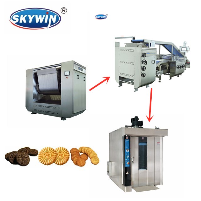 Hot sales Manufacture Tray Type Hard And Soft Small Biscuit Forming Machine Rotary Molder Cutter Machine Factory Price