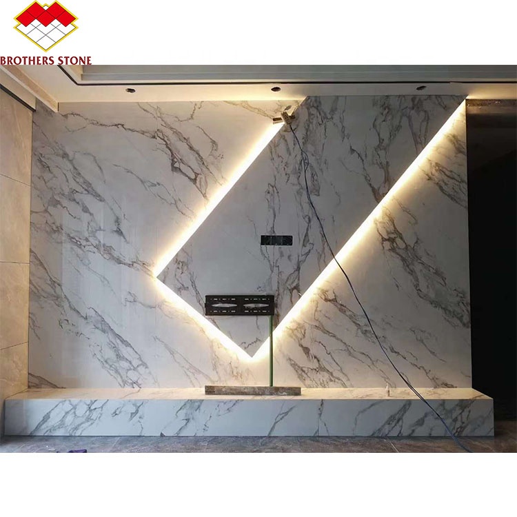 Modern Calacatta Viola White Marble with Purple Vein Slabs Elevate Your Dining Room Table Set Kitchen Countertop Bathroom Staircases