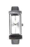 Elegant Genuine Leather Ring Stone Texture Dial Quartz Women Wrist Watch