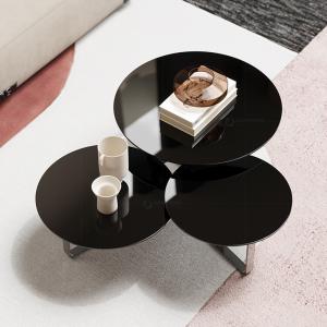 China Three Comnbined SS Coffee Table Artificial Marble Home Furniture wholesale
