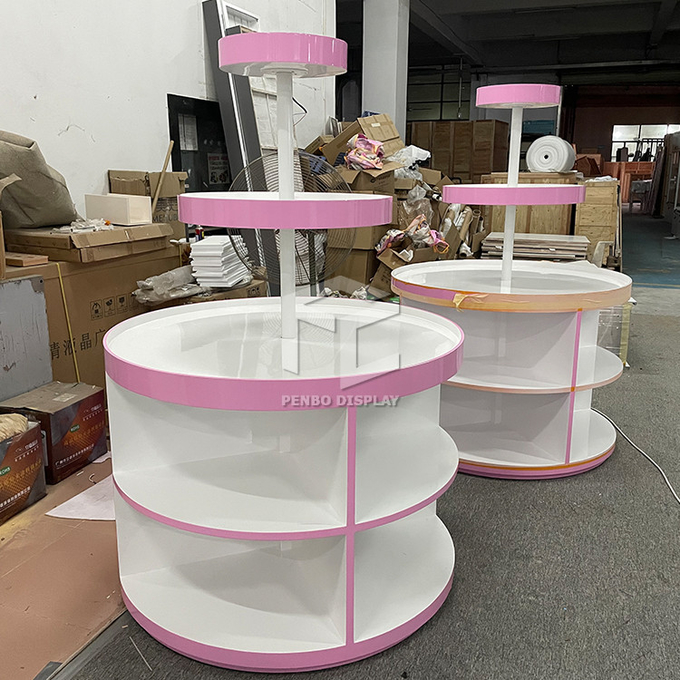 MDF Skincare Shop Cosmetics Display Showcaes Brushed Spay Painted