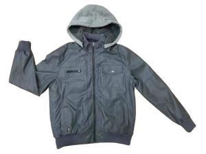 China Biker Mens Padded Leather Jacket Long Leather Padded Coat wholesale