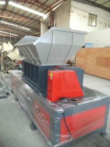 China PP, PE Plastic tyre shredder machine, waste used tire shredder recycling machine for sale wholesale
