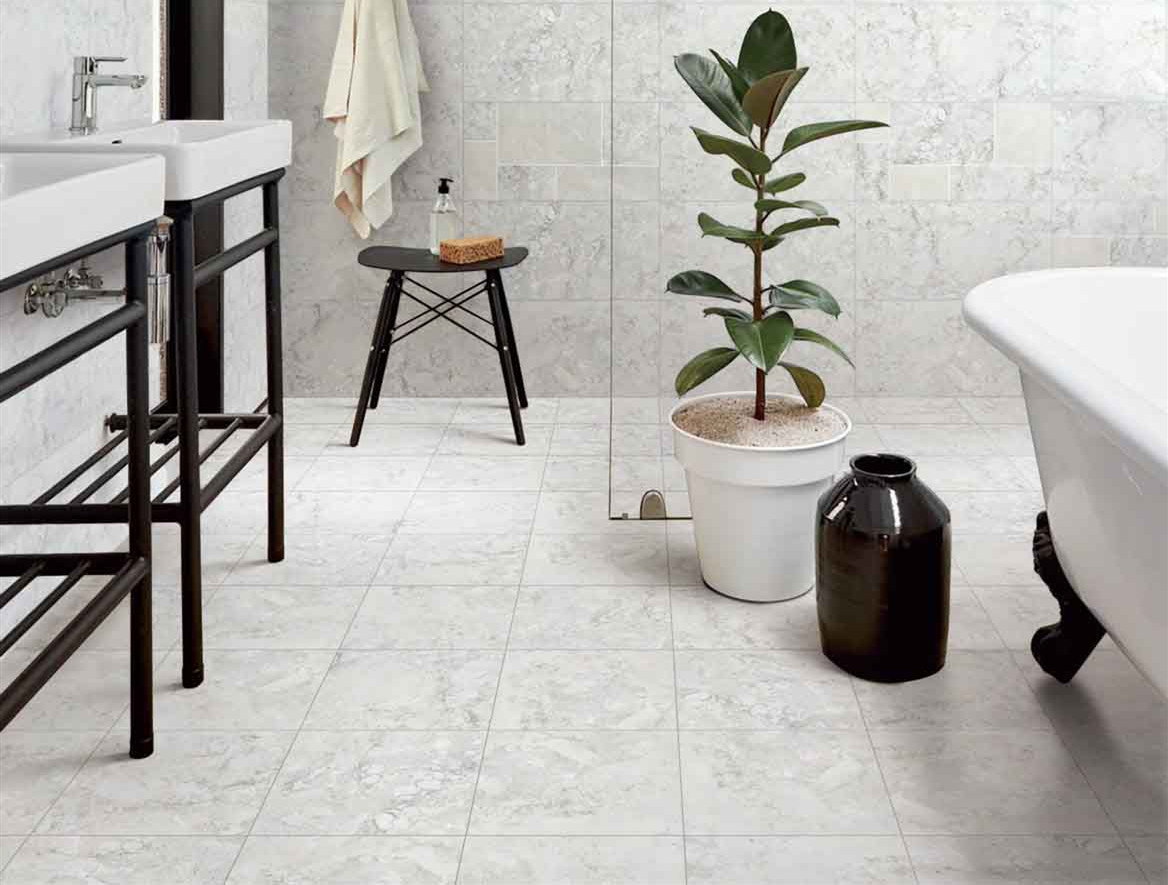 Berich 300x600 Mm Size Indoor Porcelain Tiles Light Grey Color Heat Insulation
