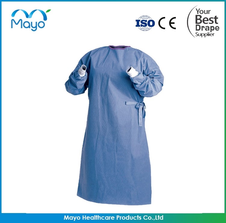 Surgeon Apron Sterile Surgical Gowns Knitted Cuff Level 4 Medical Gown