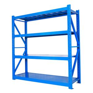 China 47ft 4 Tier Storage Shelves Galvanized Steel Bolted Connections wholesale
