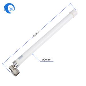 China 6dBi 4G LTE Fiberglass Base Station Antenna With Right Angle N Male Connector wholesale