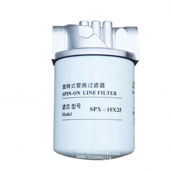 Industrial hydraulic Spin-on line oil filter element SPX-10X25