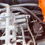 Small ZX70 Used Hitachi Excavators Earthmoving Machine 7 Ton