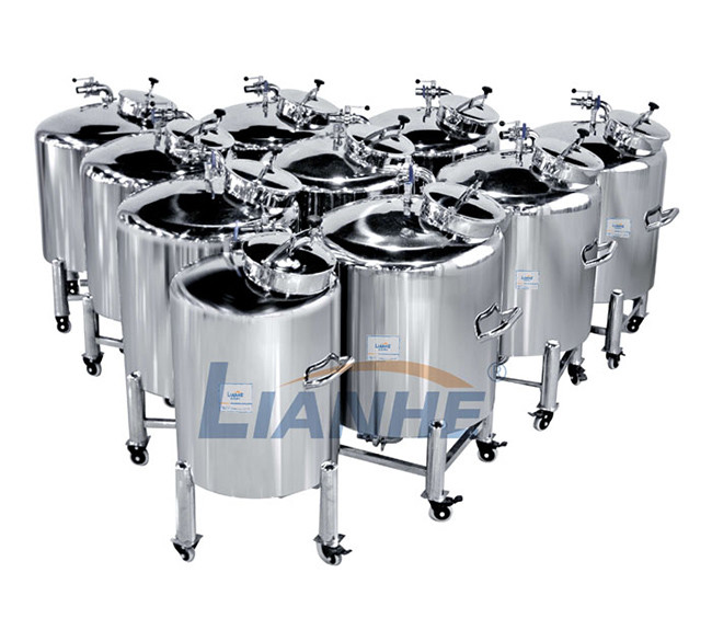 Movable Chemical Stainless Steel Storage Tank SUS316L Rustproof