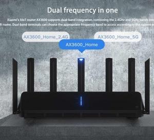China Cxfhgy Xiao AX3600 AIoT Router Wifi6 Dual-Band 2976Mbs Gigabit Rate WPA3 Security Encryption Mesh Wifi External Signal A wholesale