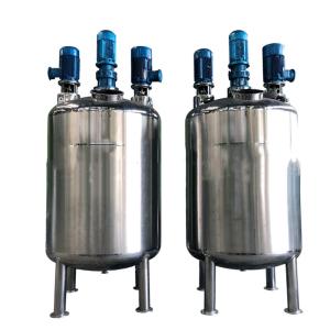 China High Speed Vacuum Emulsifier 2800rpm Emulsifying Tank Electric Heating wholesale