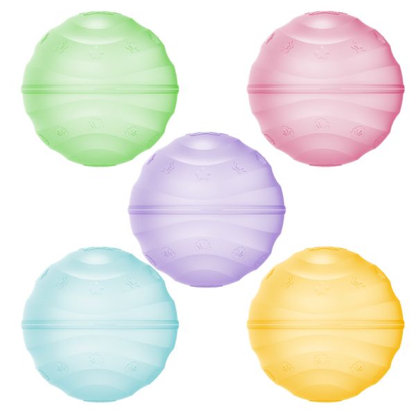 Reusable Water Balloons Refillable Water Bomb Soft Silicone Water Balls Quick Fill & Self-Sealing