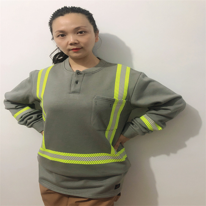 Fire Resistant Hi Vis Workwear NFPA2112 Hi Visibility T Shirts For Welding