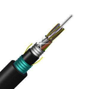 China Underground 4 Core Armored Outdoor Fiber Optic Cable GYTA53 Stranded Loose Tube wholesale