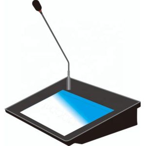 Desktop IP Microphone IP Network System With 7 Inch Touch Screen