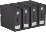 Sheet Organizers And Storage, 4-Pack, Queen/King Size (Grey), Bed Sheet