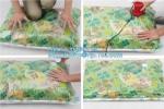 Vacuum storage space saving bag, Eco self seal bags, Roll-up storage bags, Space