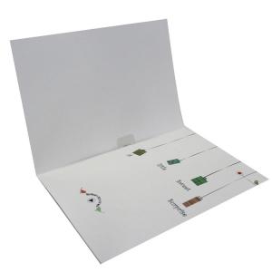 China Craft Paper Wedding Singing Greeting Cards Hot Stamping Homemade wholesale
