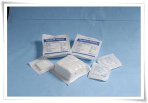 China USP Sterile Lap Sponges / Sterile Gauze Swabs 5cm×5cm-12ply wholesale