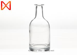 China 750ml 700ml Empty Glass Wine Bottles Anti Shock 3mm-5mm Glassware Thickness wholesale
