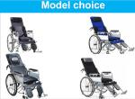 Patient Lightweight Foldable Wheelchair OEM Ultra Lightweight Folding Electric